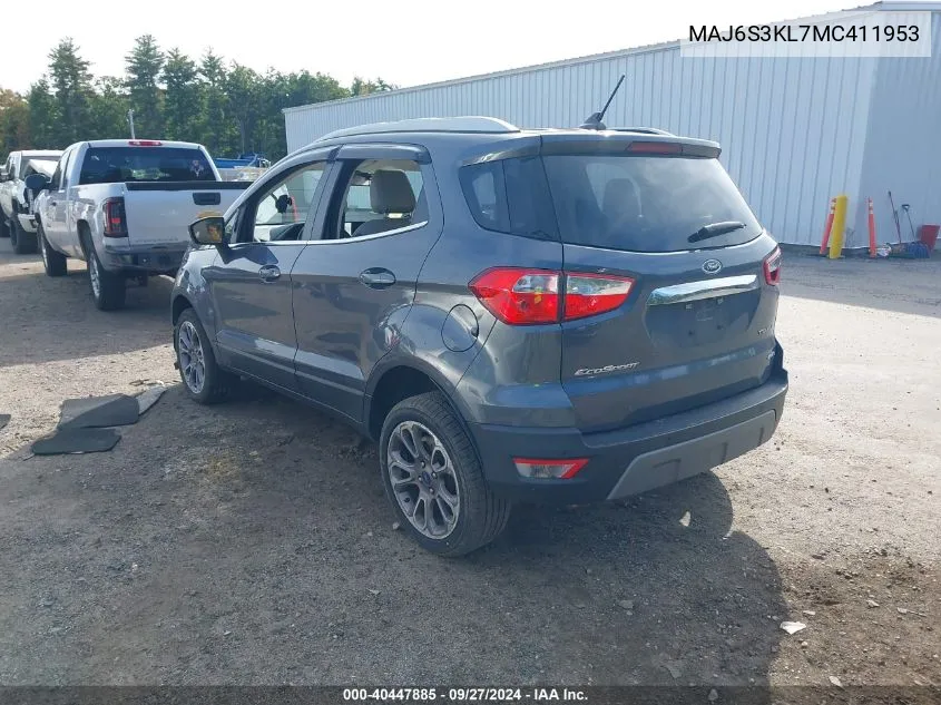 MAJ6S3KL7MC411953 2021 Ford Ecosport Titanium