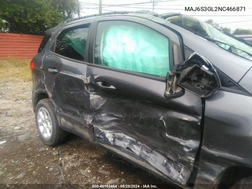 MAJ6S3GL2NC466871 2022 Ford Ecosport Se