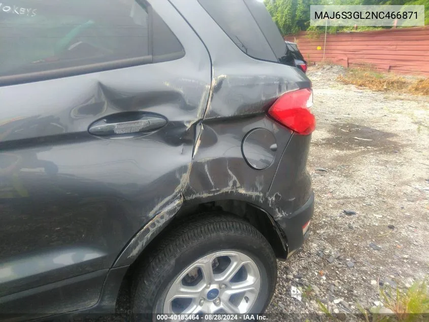 MAJ6S3GL2NC466871 2022 Ford Ecosport Se