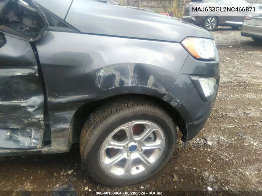 MAJ6S3GL2NC466871 2022 Ford Ecosport Se