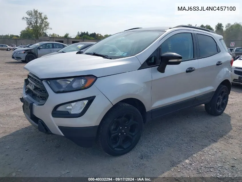 MAJ6S3JL4NC457100 2022 Ford Ecosport Ses