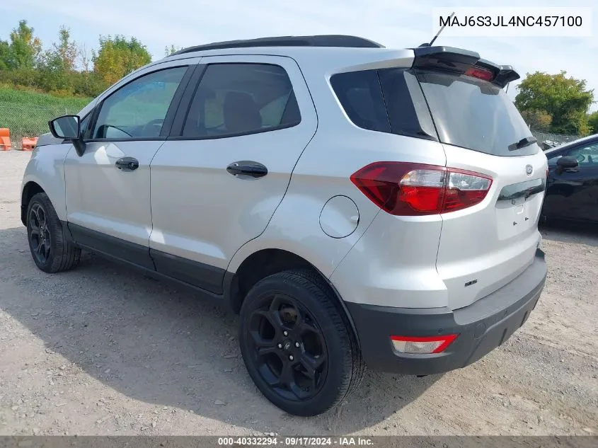 MAJ6S3JL4NC457100 2022 Ford Ecosport Ses