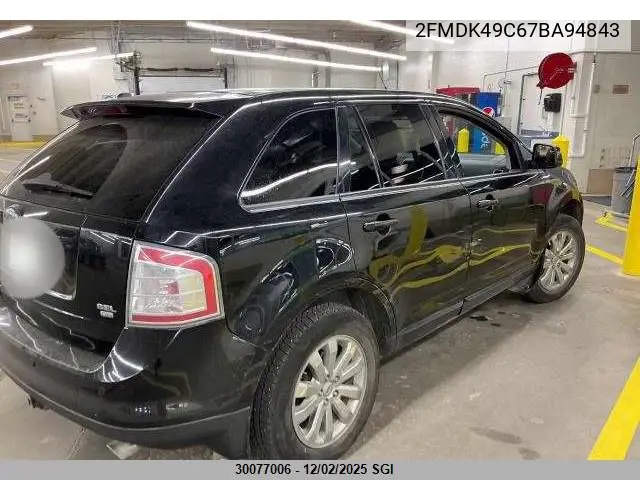 2FMDK49C67BA94843 2007 Ford Edge Sel Plus