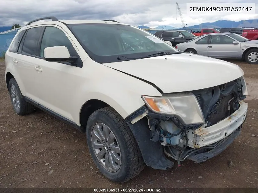 2FMDK49C87BA52447 2007 Ford Edge Sel Plus