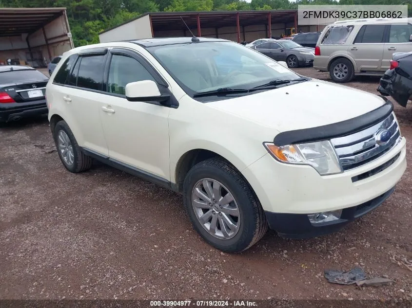 2007 Ford Edge Sel Plus VIN: 2FMDK39C37BB06862 Lot: 39904977