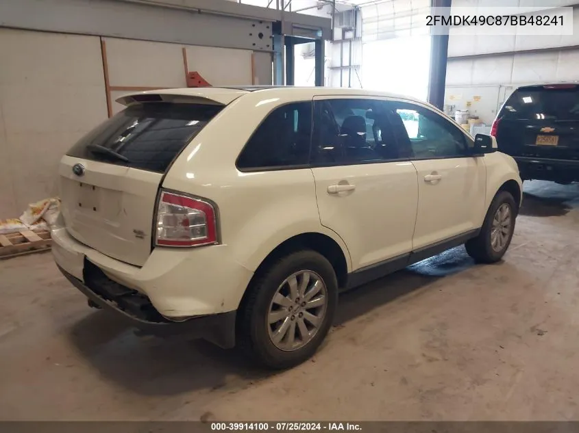 2FMDK49C87BB48241 2007 Ford Edge Sel Plus