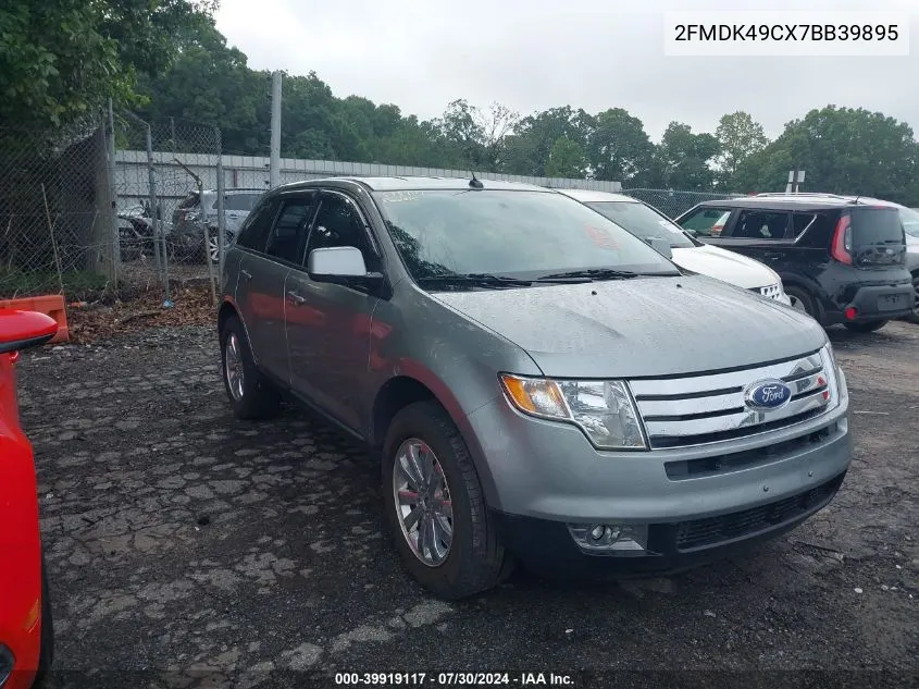 2FMDK49CX7BB39895 2007 Ford Edge Sel Plus