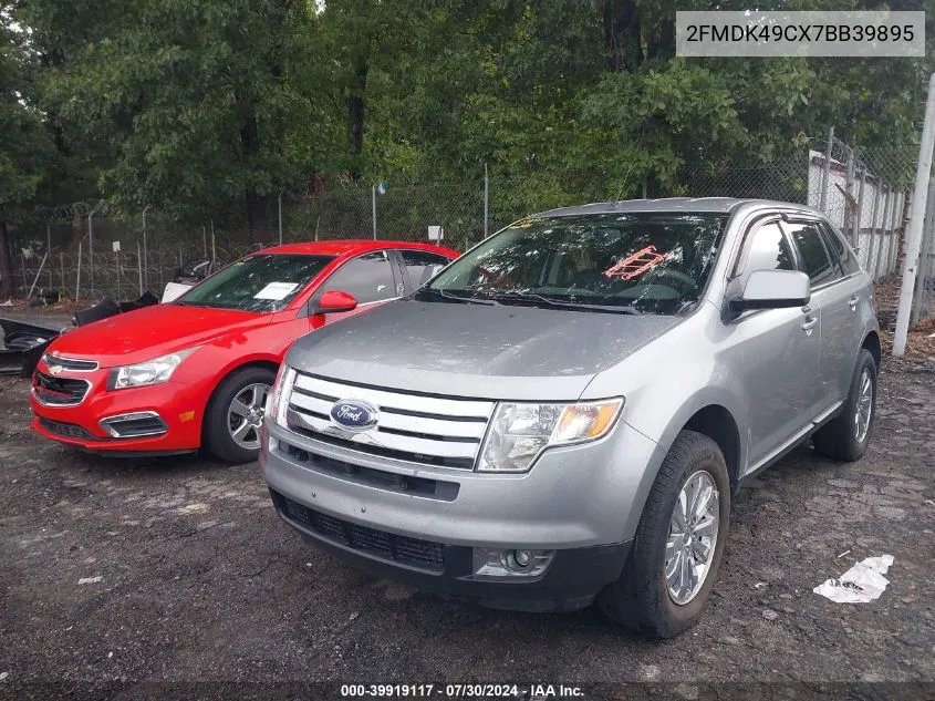 2007 Ford Edge Sel Plus VIN: 2FMDK49CX7BB39895 Lot: 39919117