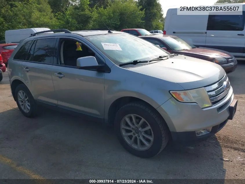 2007 Ford Edge Sel VIN: 2FMDK38C37BA55607 Lot: 39937914