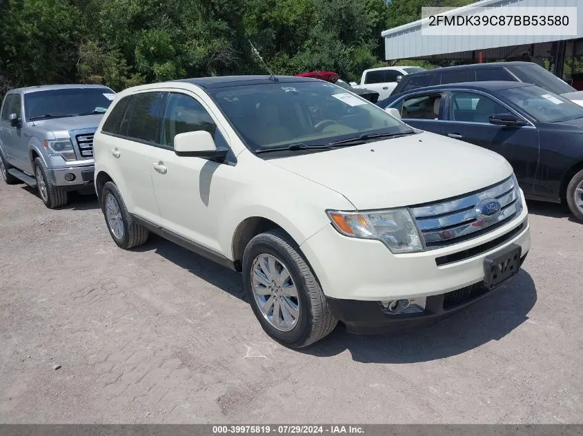 2FMDK39C87BB53580 2007 Ford Edge Sel Plus