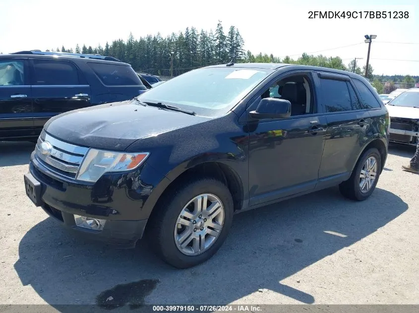 2FMDK49C17BB51238 2007 Ford Edge Sel Plus