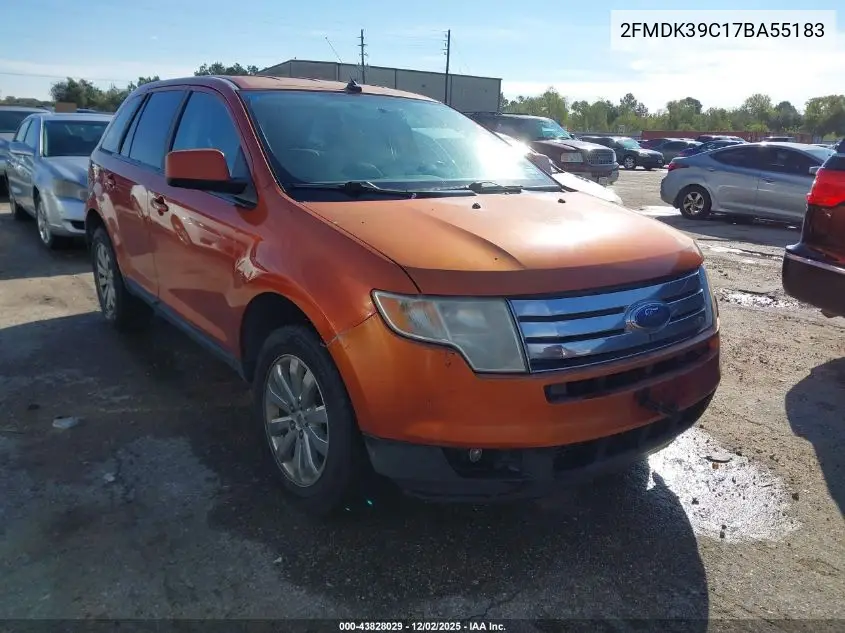 2FMDK39C17BA55183 2007 Ford Edge Sel Plus