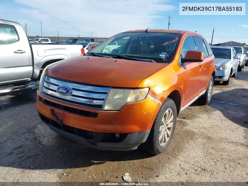 2FMDK39C17BA55183 2007 Ford Edge Sel Plus