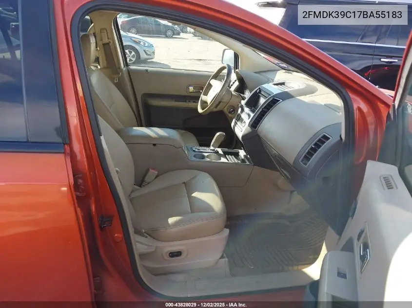 2FMDK39C17BA55183 2007 Ford Edge Sel Plus