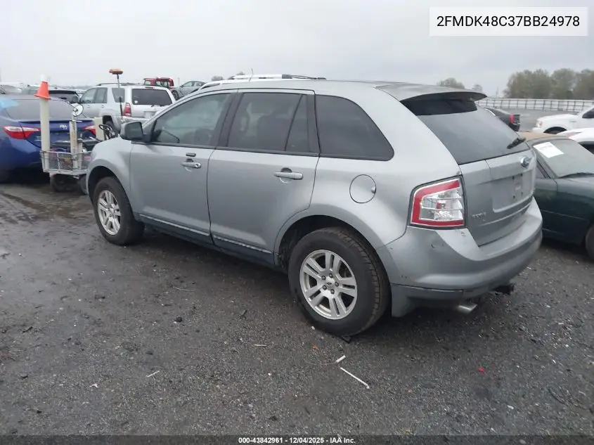 2FMDK48C37BB24978 2007 Ford Edge Sel
