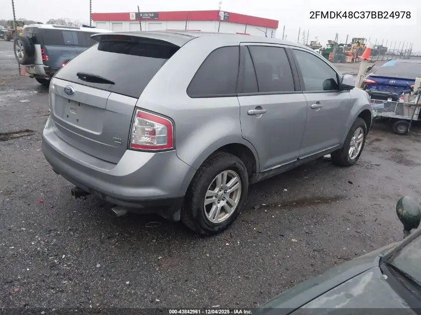 2FMDK48C37BB24978 2007 Ford Edge Sel