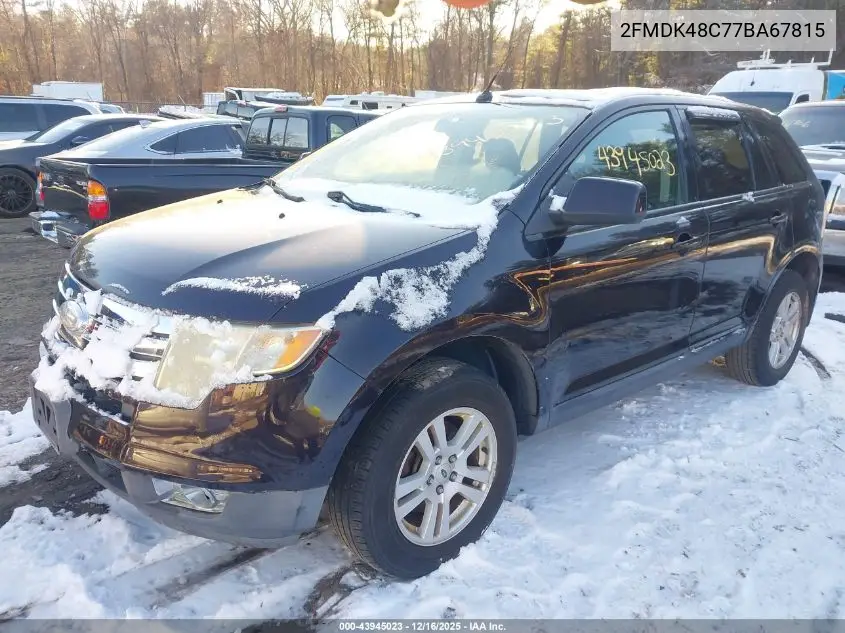 2FMDK48C77BA67815 2007 Ford Edge Sel