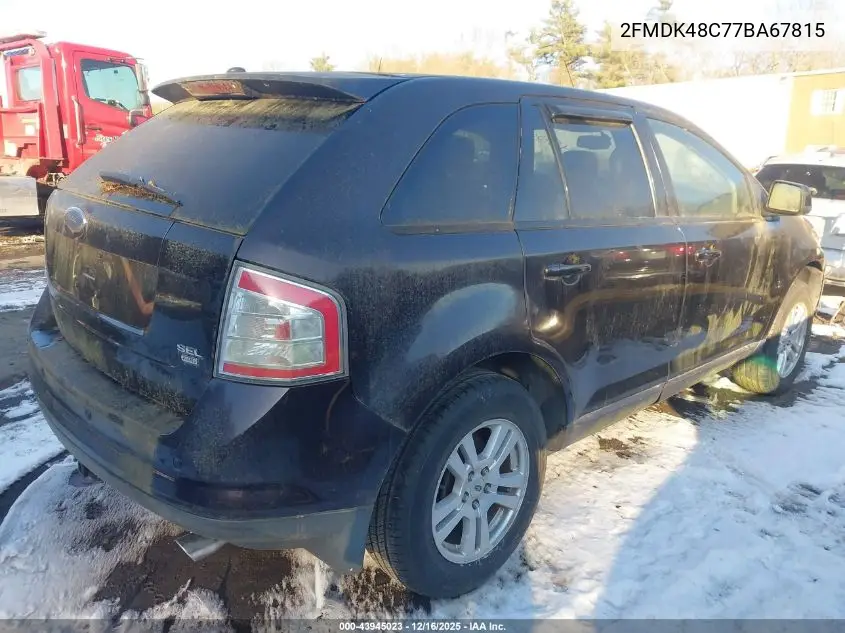 2FMDK48C77BA67815 2007 Ford Edge Sel