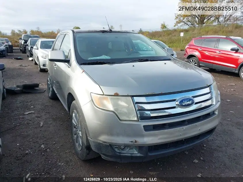 2FMDK49C28BB25510 2008 Ford Edge