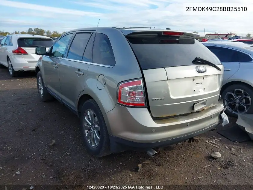 2FMDK49C28BB25510 2008 Ford Edge