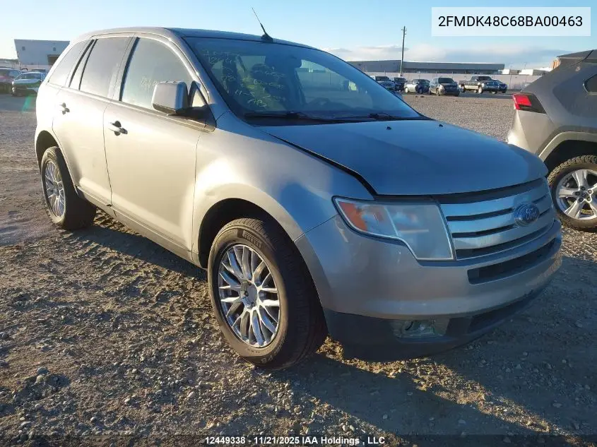2FMDK48C68BA00463 2008 Ford Edge Sel