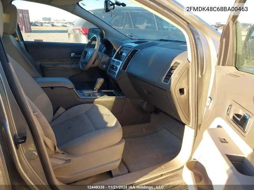 2FMDK48C68BA00463 2008 Ford Edge Sel