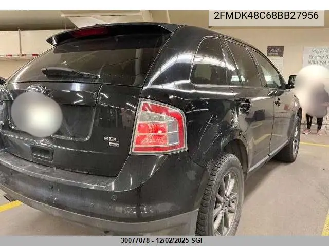 2FMDK48C68BB27956 2008 Ford Edge Sel