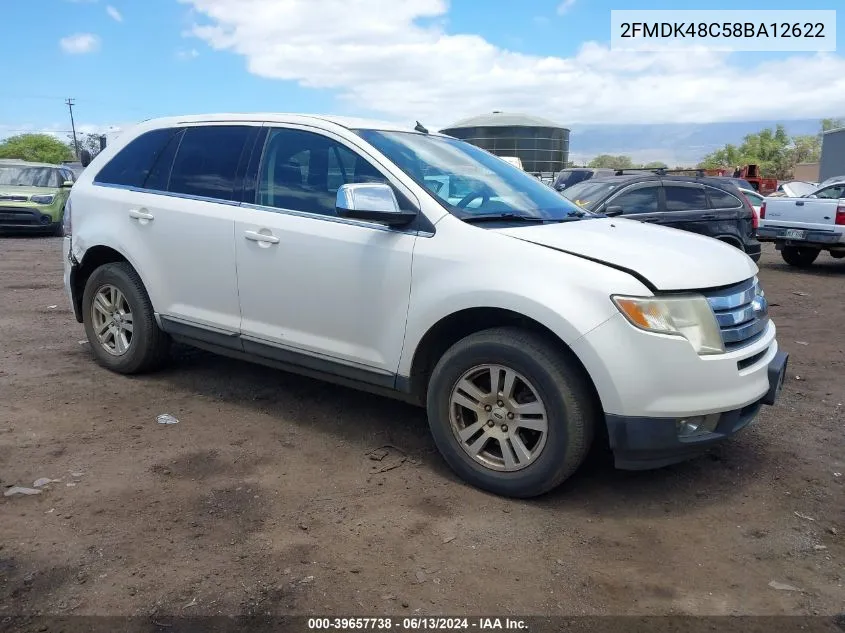 2FMDK48C58BA12622 2008 Ford Edge Sel