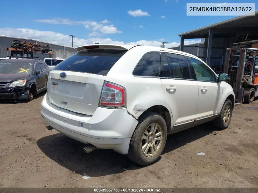 2FMDK48C58BA12622 2008 Ford Edge Sel