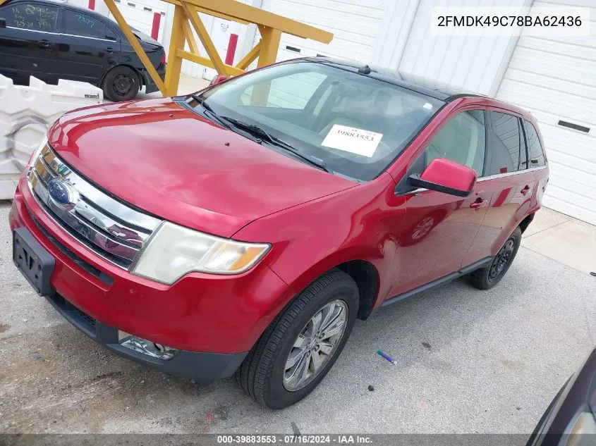 2FMDK49C78BA62436 2008 Ford Edge Limited