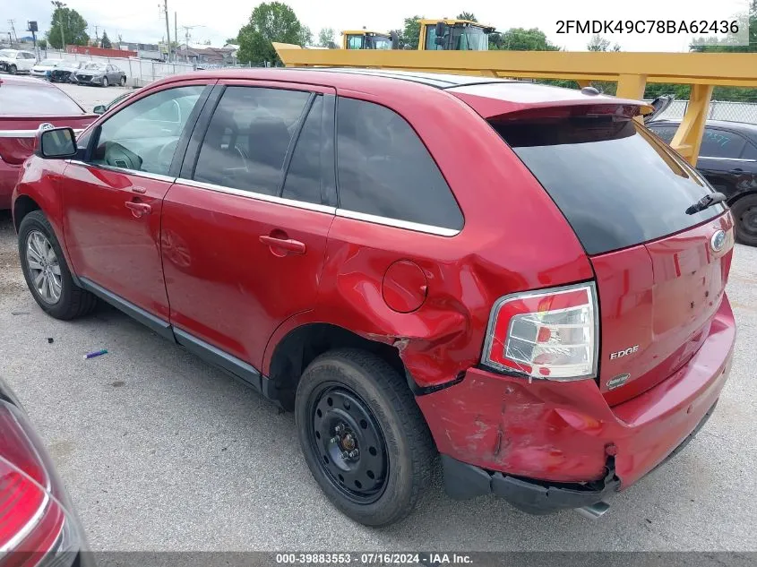 2FMDK49C78BA62436 2008 Ford Edge Limited