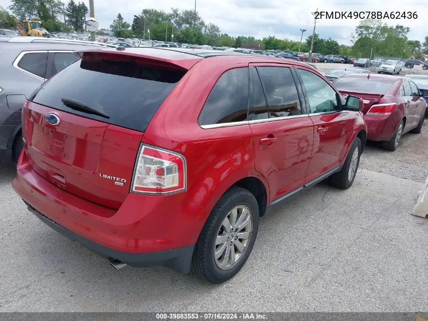 2FMDK49C78BA62436 2008 Ford Edge Limited