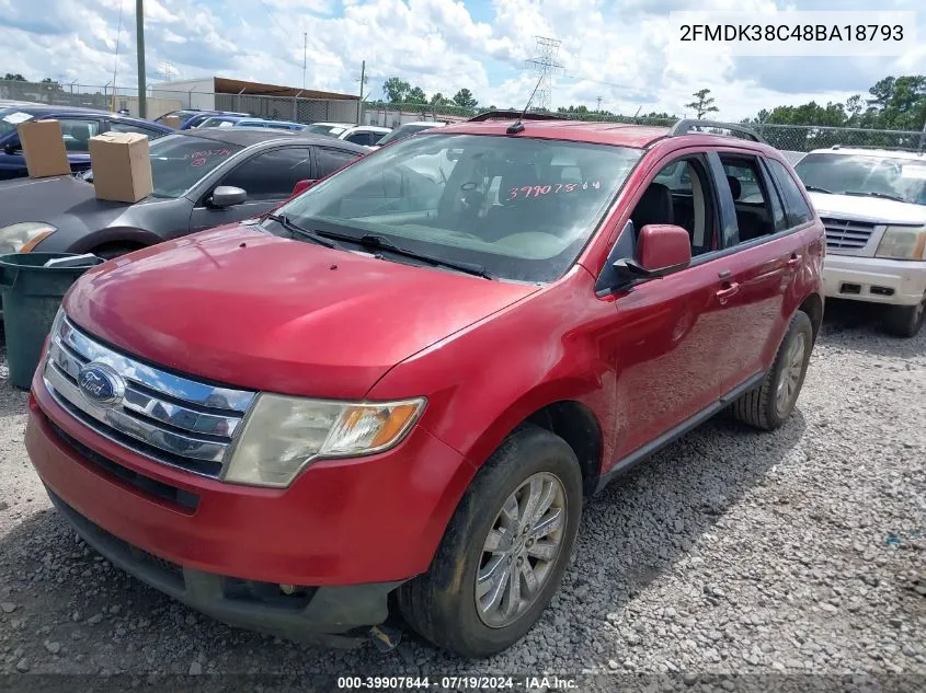 2FMDK38C48BA18793 2008 Ford Edge Sel