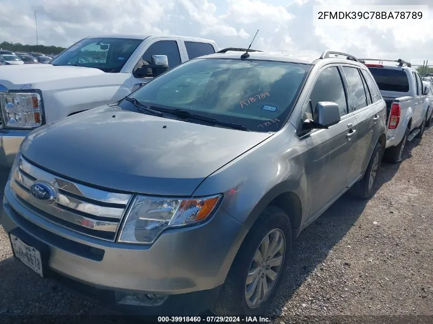 2008 Ford Edge Limited VIN: 2FMDK39C78BA78789 Lot: 39918460