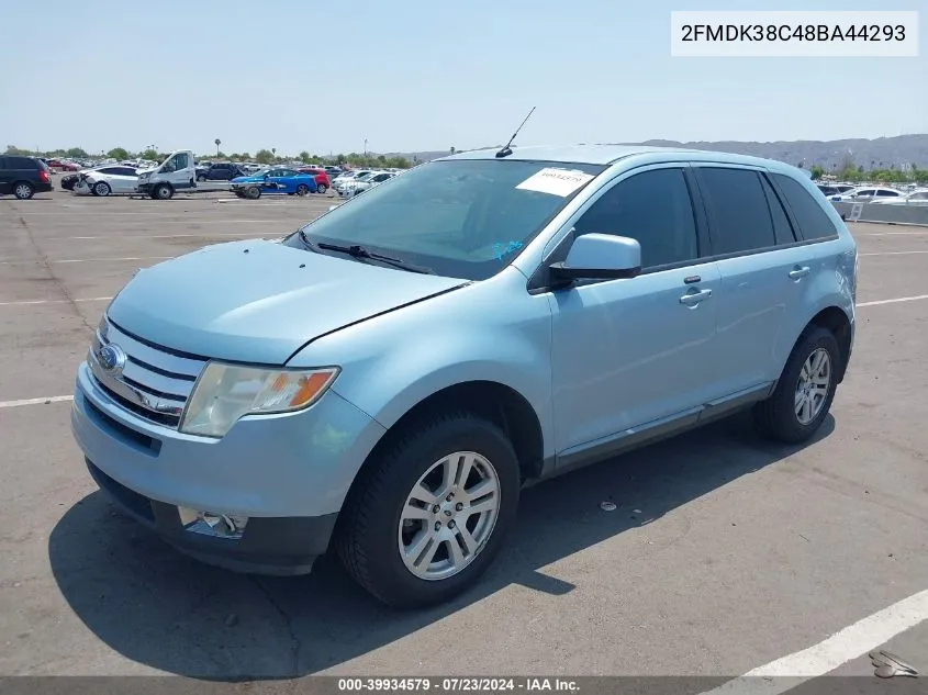 2FMDK38C48BA44293 2008 Ford Edge Sel