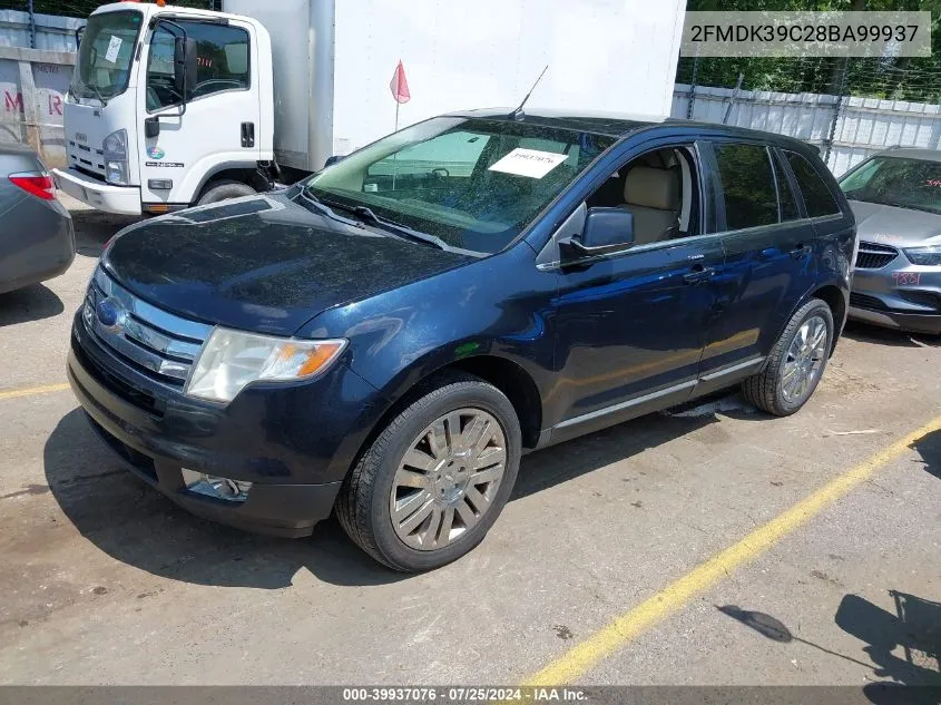 2008 Ford Edge Limited VIN: 2FMDK39C28BA99937 Lot: 39937076