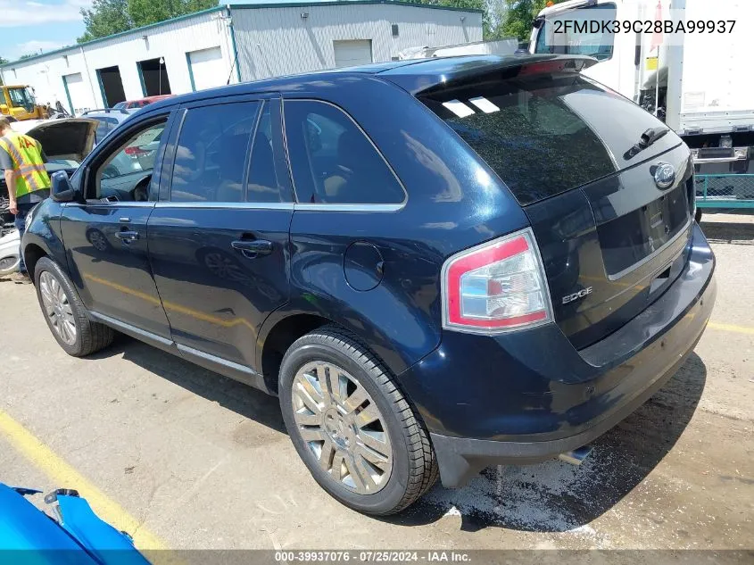 2008 Ford Edge Limited VIN: 2FMDK39C28BA99937 Lot: 39937076