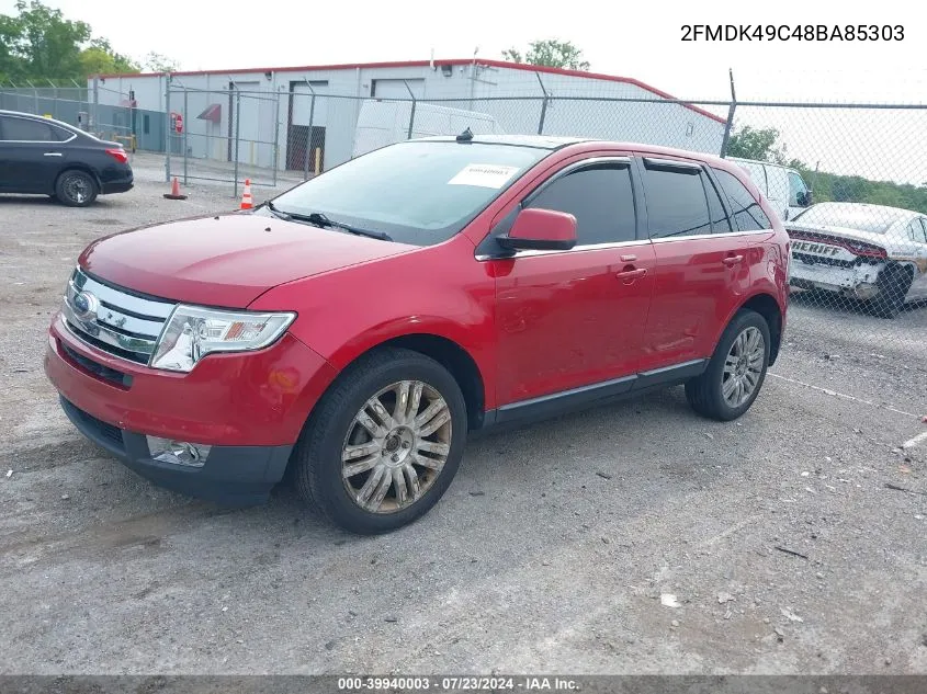 2FMDK49C48BA85303 2008 Ford Edge Limited