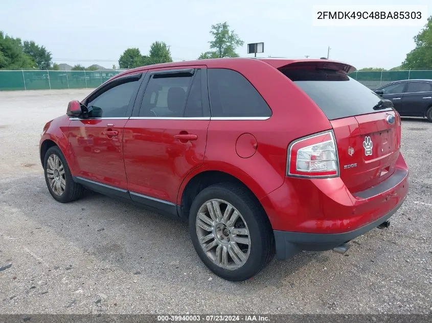 2FMDK49C48BA85303 2008 Ford Edge Limited