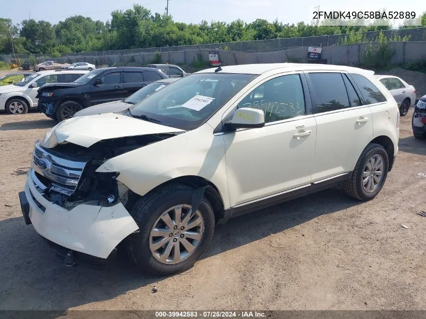 2FMDK49C58BA52889 2008 Ford Edge Limited