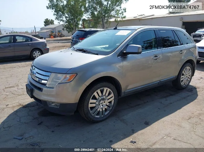 2FMDK39CX8BA74767 2008 Ford Edge Limited