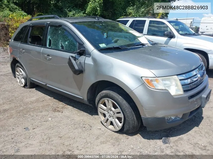 2008 Ford Edge Sel VIN: 2FMDK48C28BB26903 Lot: 39943704