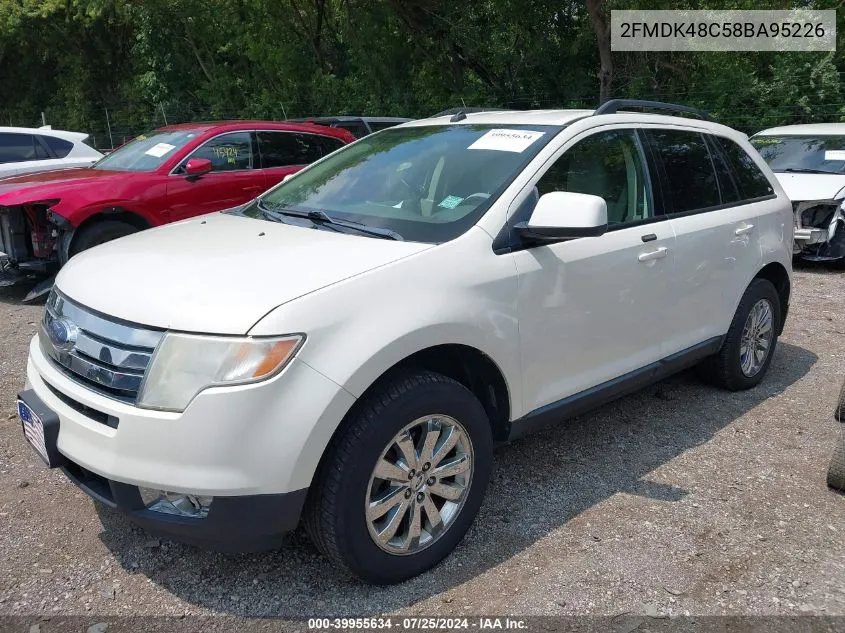 2008 Ford Edge Sel VIN: 2FMDK48C58BA95226 Lot: 39955634