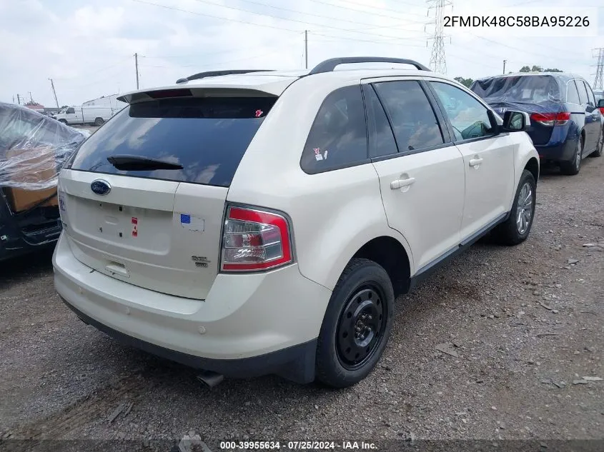 2FMDK48C58BA95226 2008 Ford Edge Sel