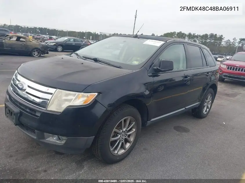 2FMDK48C48BA06911 2008 Ford Edge Sel