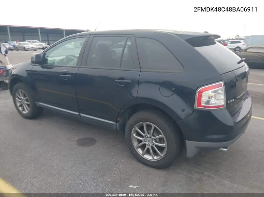 2FMDK48C48BA06911 2008 Ford Edge Sel