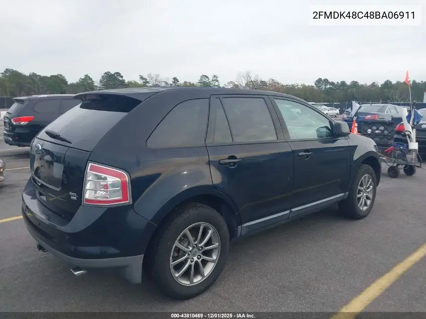 2FMDK48C48BA06911 2008 Ford Edge Sel