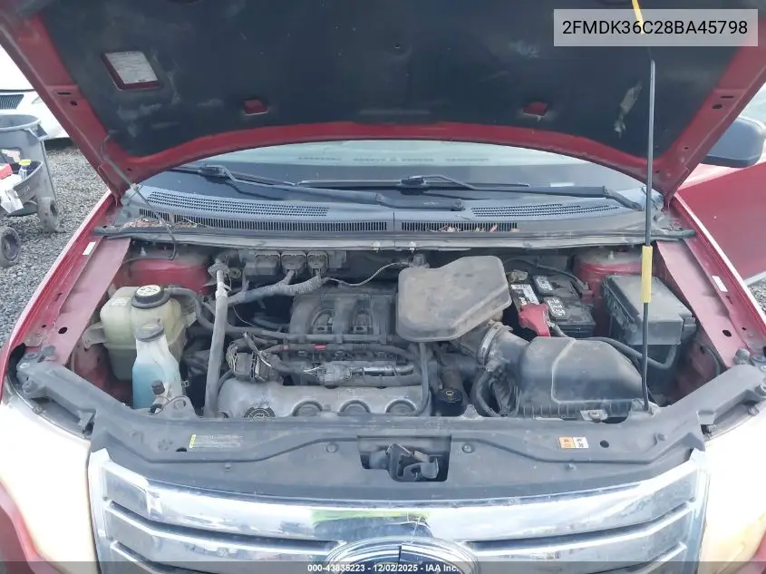 2FMDK36C28BA45798 2008 Ford Edge Se