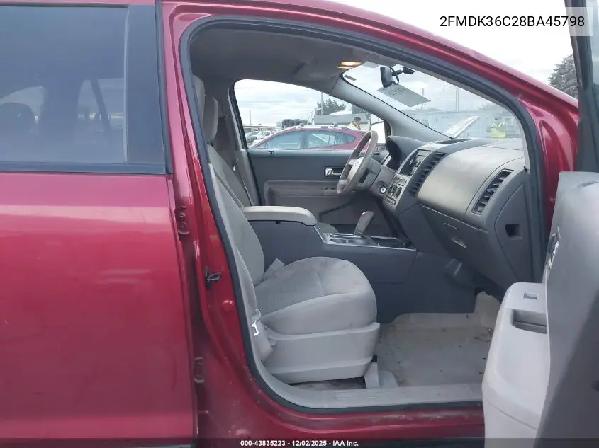 2FMDK36C28BA45798 2008 Ford Edge Se