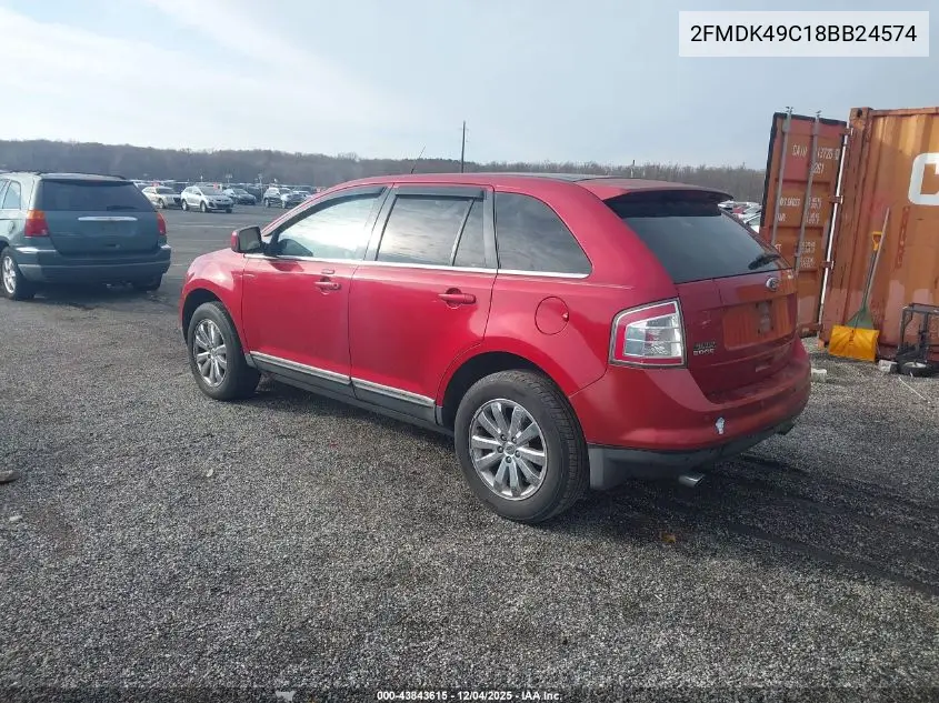 2FMDK49C18BB24574 2008 Ford Edge Limited